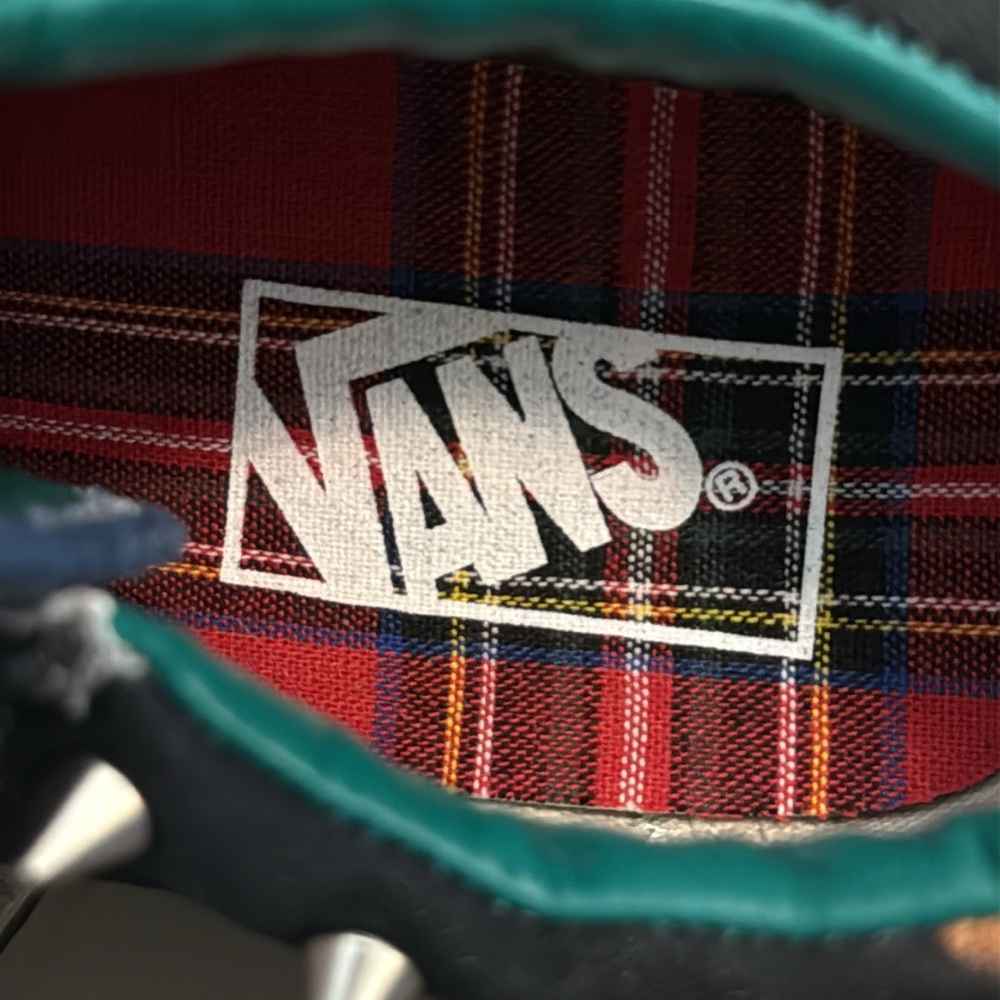NEW! Vans Old Skopl Zip Tartan Daze Spike Sneakers, unisex. Mens 6, Womans 7.5 - Picture 16 of 16